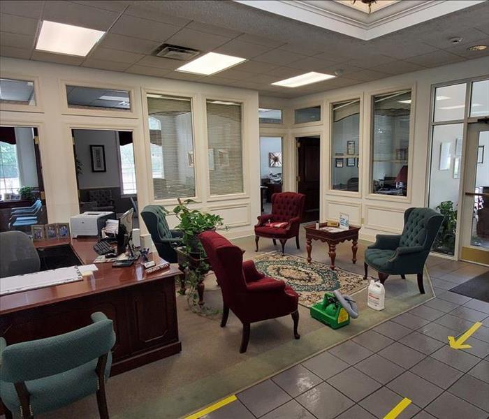 Image of bank lobby and miscellaneous furniture